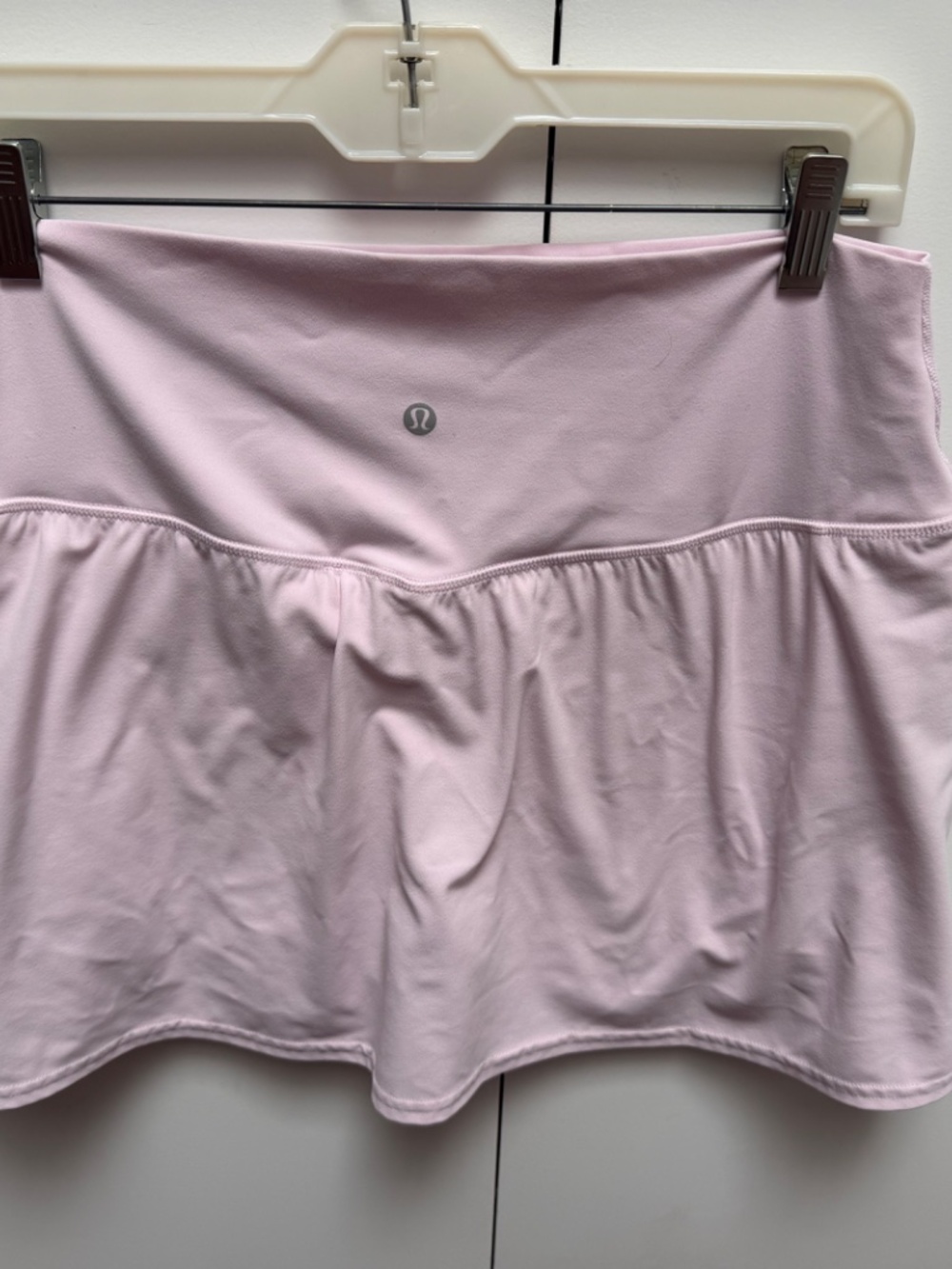 Lululemon Align tennis skirt, pale pink, with shorts liner, size 14 - Picture 3 of 9